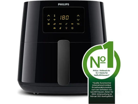 PHILIPS HD9280/90 Airfryer XL Essential Friteuse à air chaud (1,2 kg, 2000 Watt, Noir)