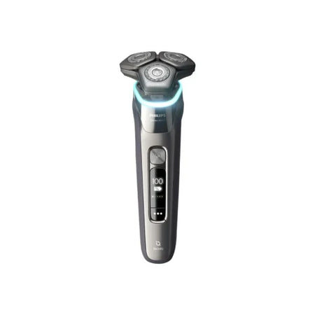 PHILIPS PHILIPS Shaver Series 9000 S9987/59 Rasoir électrique peau sèche et humide avec technologie SkinIQ, chrome foncé